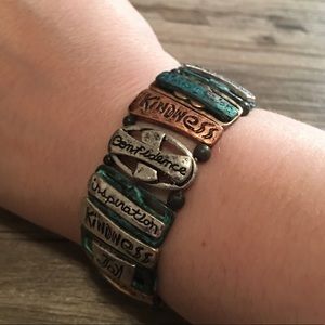 Inspiration joy stretchy bracelet